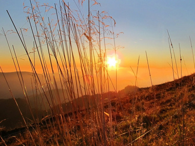 Zum Sonnenuntergang am Belchen